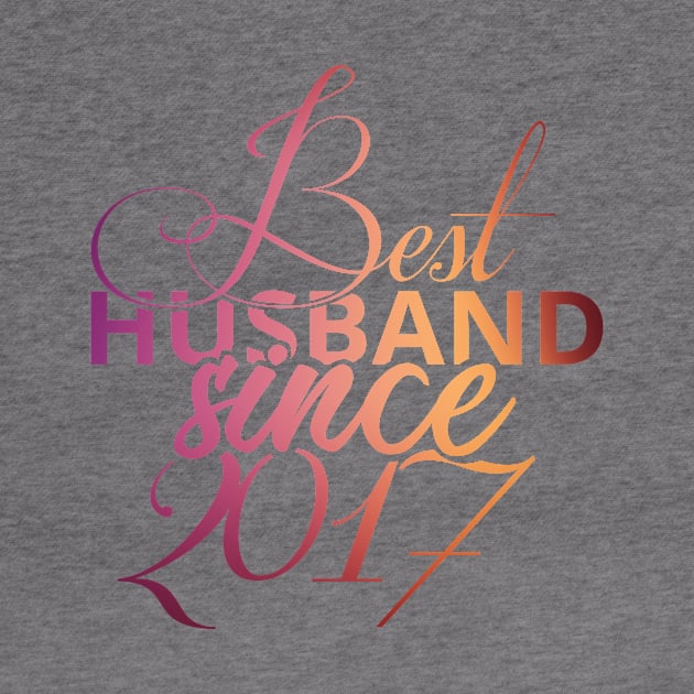 'Best Husband Since 2017' Sweet Wedding Anniversary Gift by ourwackyhome